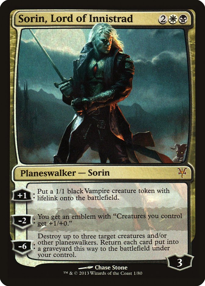 Sorin, Lord of Innistrad (1) [Duel Decks: Sorin vs. Tibalt]