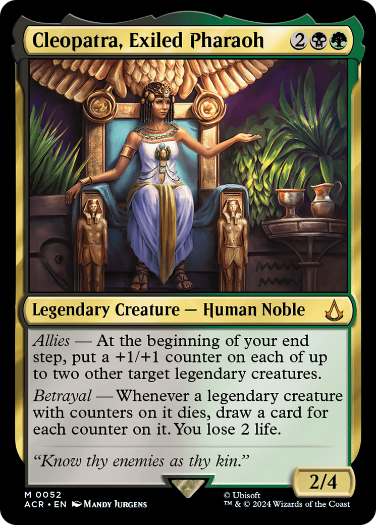 Cleopatra, Exiled Pharaoh (52) [Universes Beyond: Assassin's Creed]