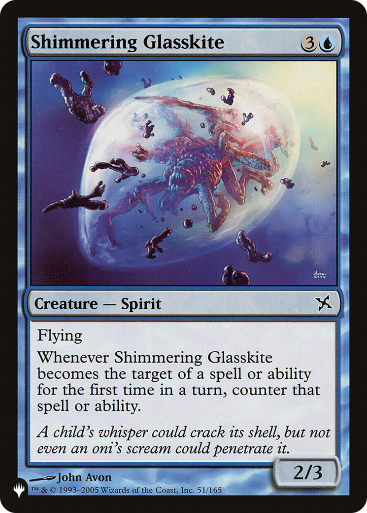Shimmering Glasskite (51/165) [The List Reprints]
