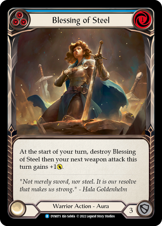 Blessing of Steel (Blue) (DYN075) [Dynasty]