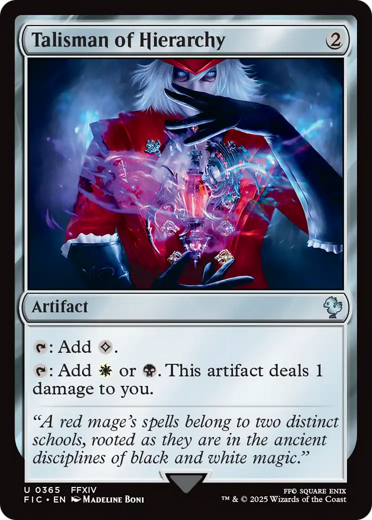 Talisman of Hierarchy (365) [Commander: FINAL FANTASY]
