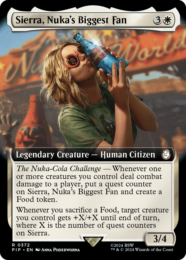 Sierra, Nuka's Biggest Fan (Extended Art) (372) [Universes Beyond: Fallout]
