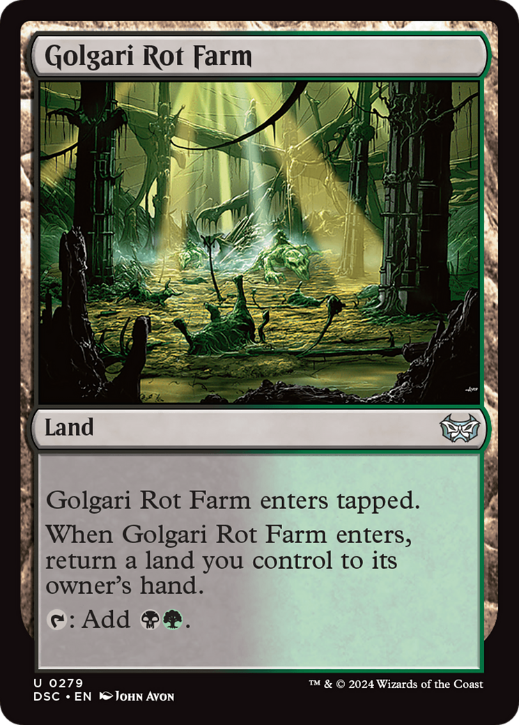 Golgari Rot Farm (279) [Commander: Duskmourn: House of Horror]