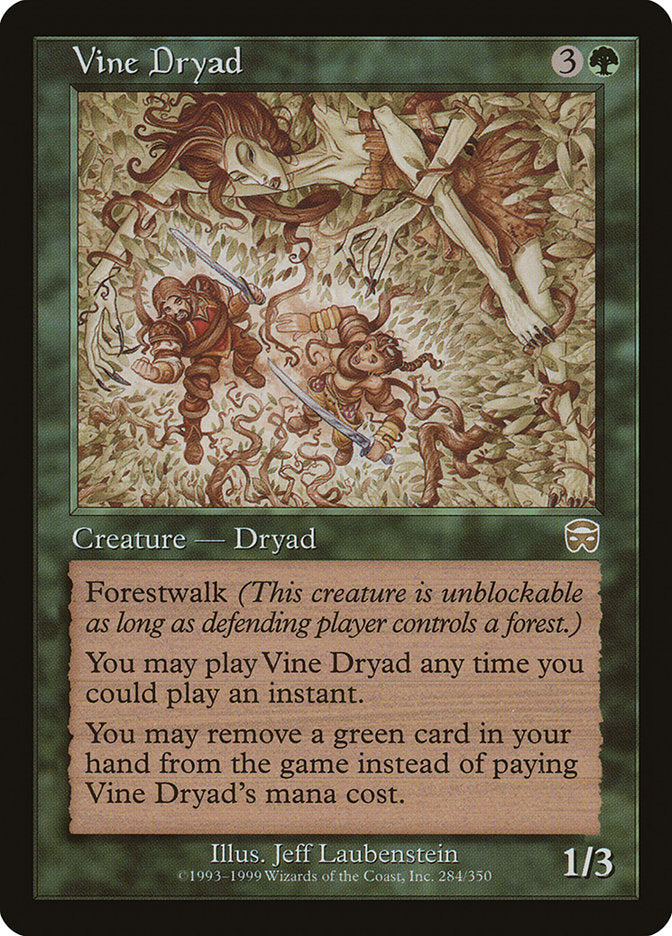 Vine Dryad (284) [Mercadian Masques]