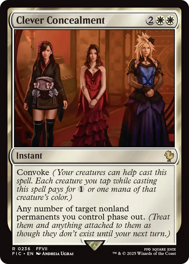 Clever Concealment (236) [Commander: FINAL FANTASY]