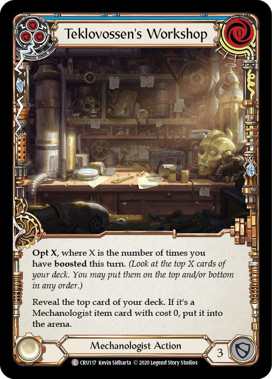 Teklovossen's Workshop (Blue) (CRU117) [Crucible of War]