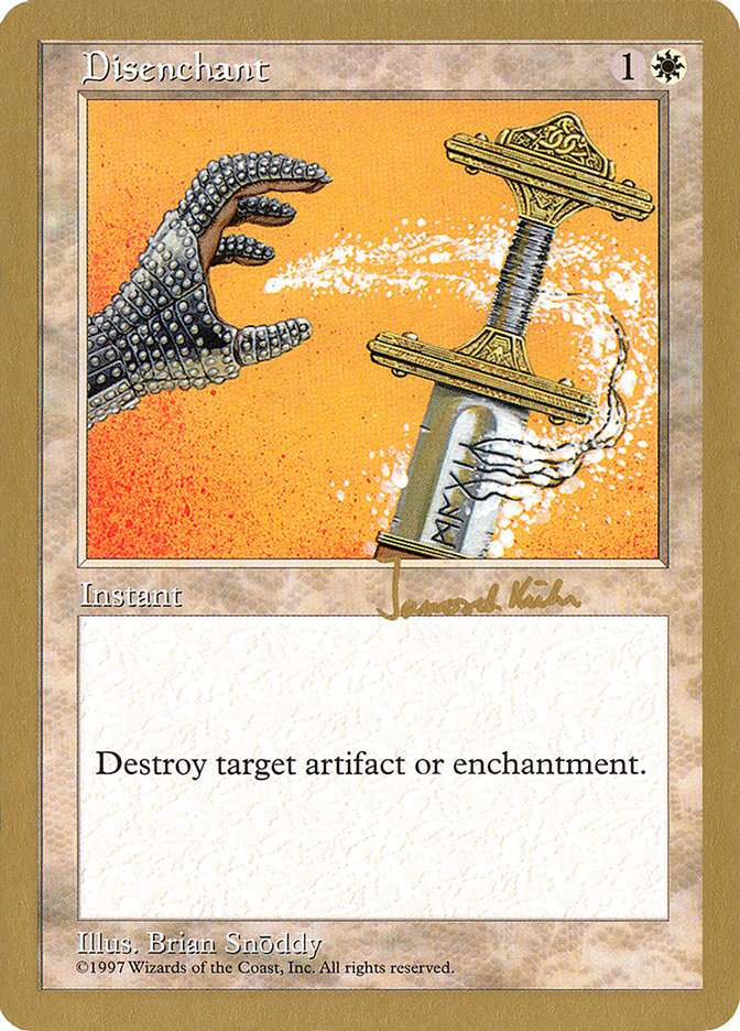 Disenchant - 1997 Janosch Kuhn (5ED) [World Championship Decks]