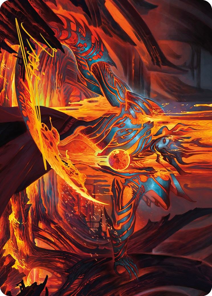 Free From Flesh Art Card (Gold-Stamped Signature) (27) [Art Series: Phyrexia: All Will Be One]