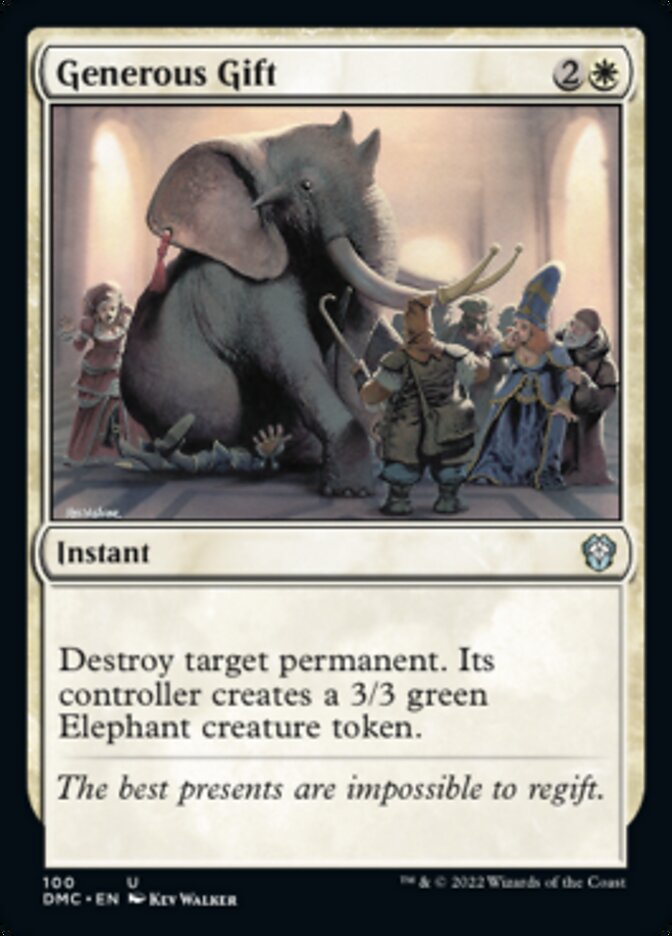 Generous Gift (100) [Commander: Dominaria United]