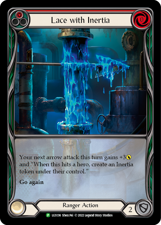 Lace with Inertia (Red) - LGS136 (LGS136) [Flesh and Blood: Promo Cards]
