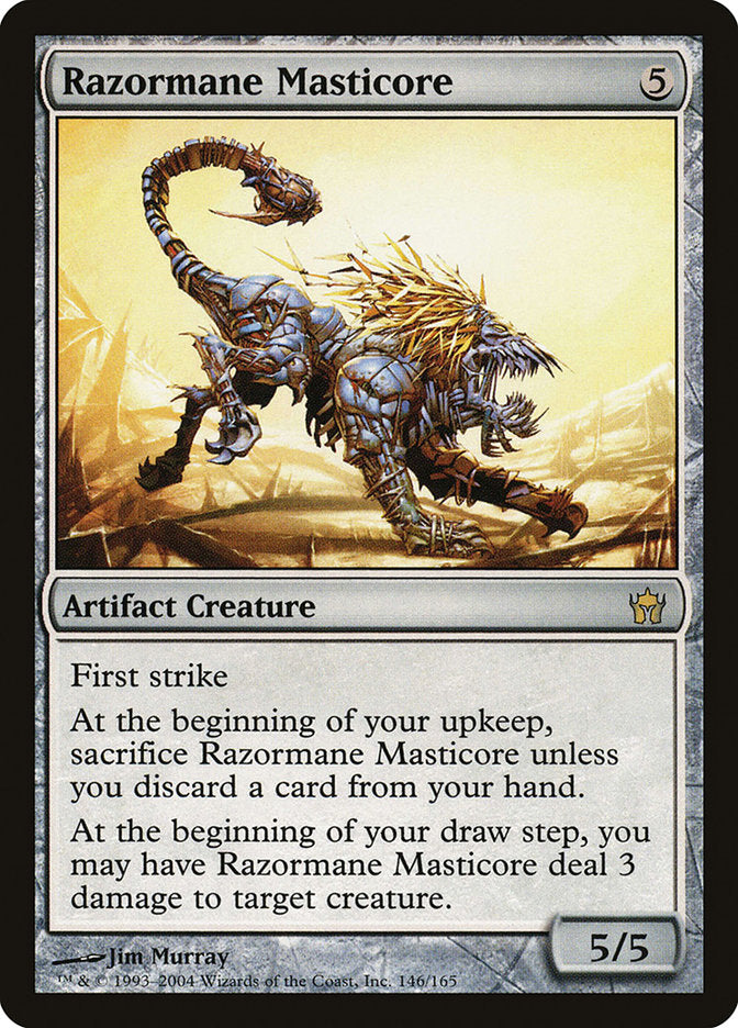 Razormane Masticore (146) [Fifth Dawn]
