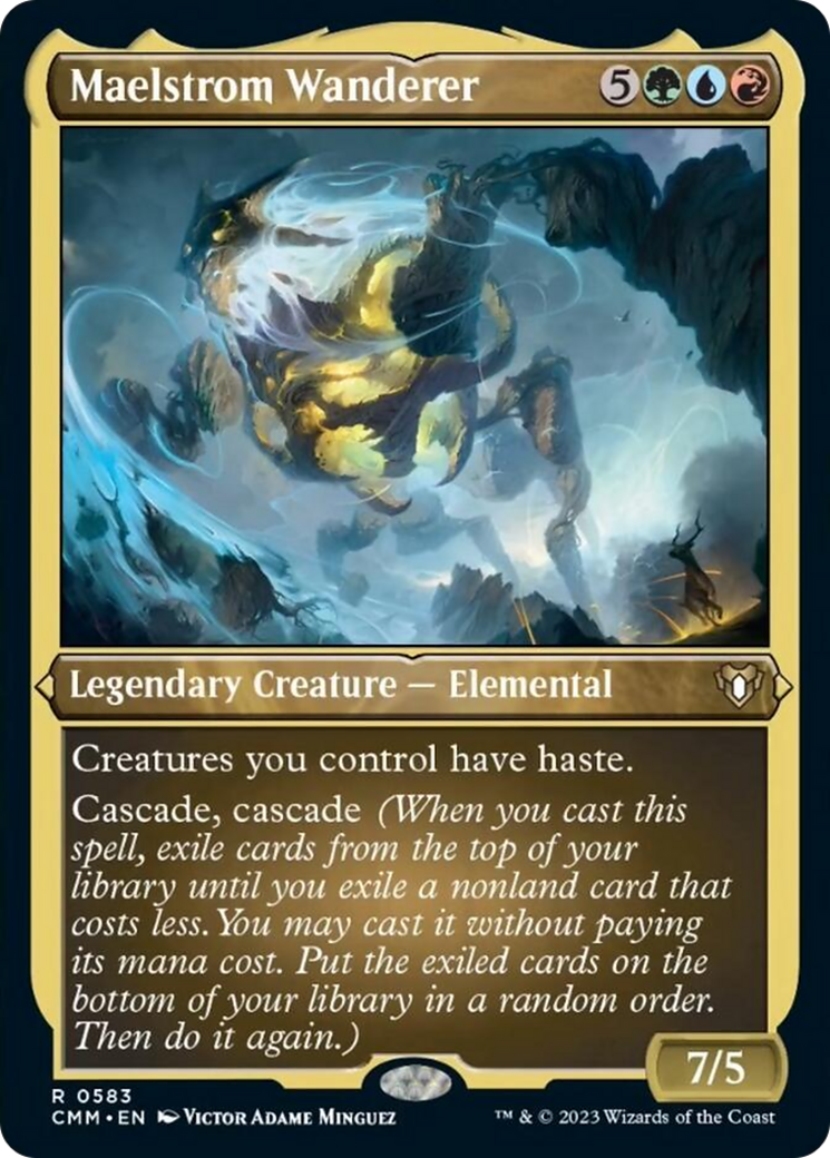 Maelstrom Wanderer (Foil Etched) (583) [Commander Masters]