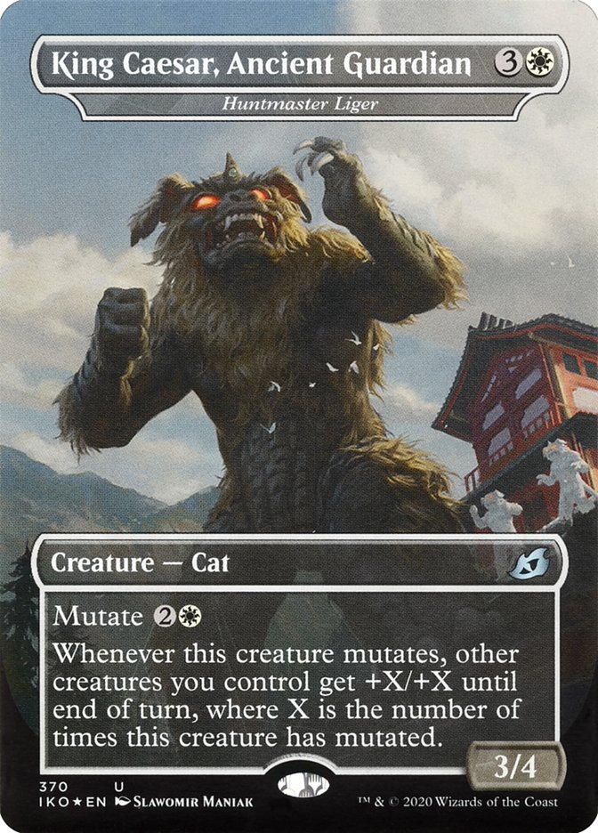 King Caesar, Ancient Guardian - Huntmaster Liger (370) [Ikoria: Lair of Behemoths]