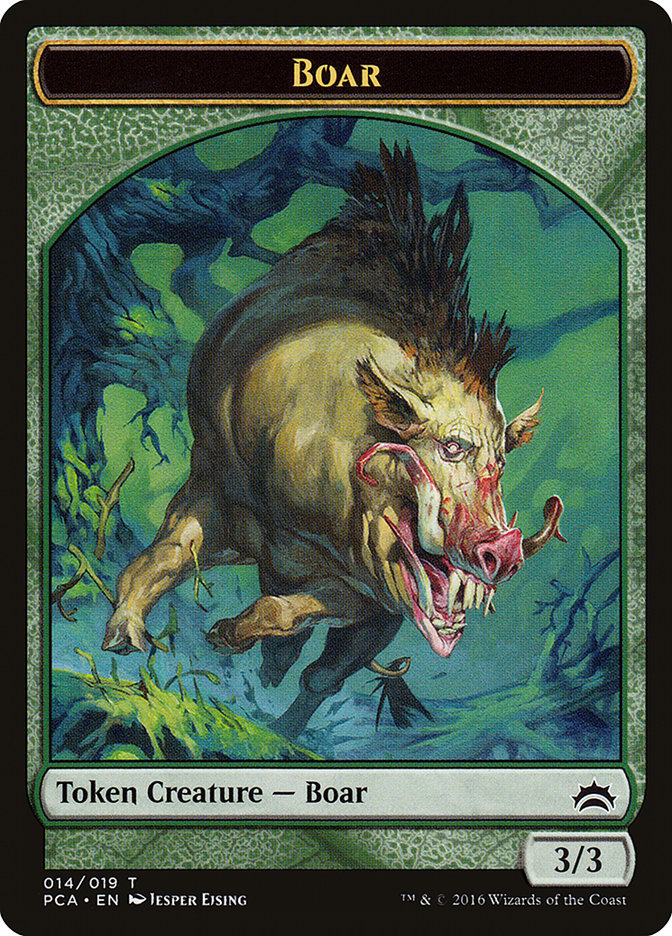 Goblin // Boar Double-Sided Token (11 // 14) [Planechase Anthology]