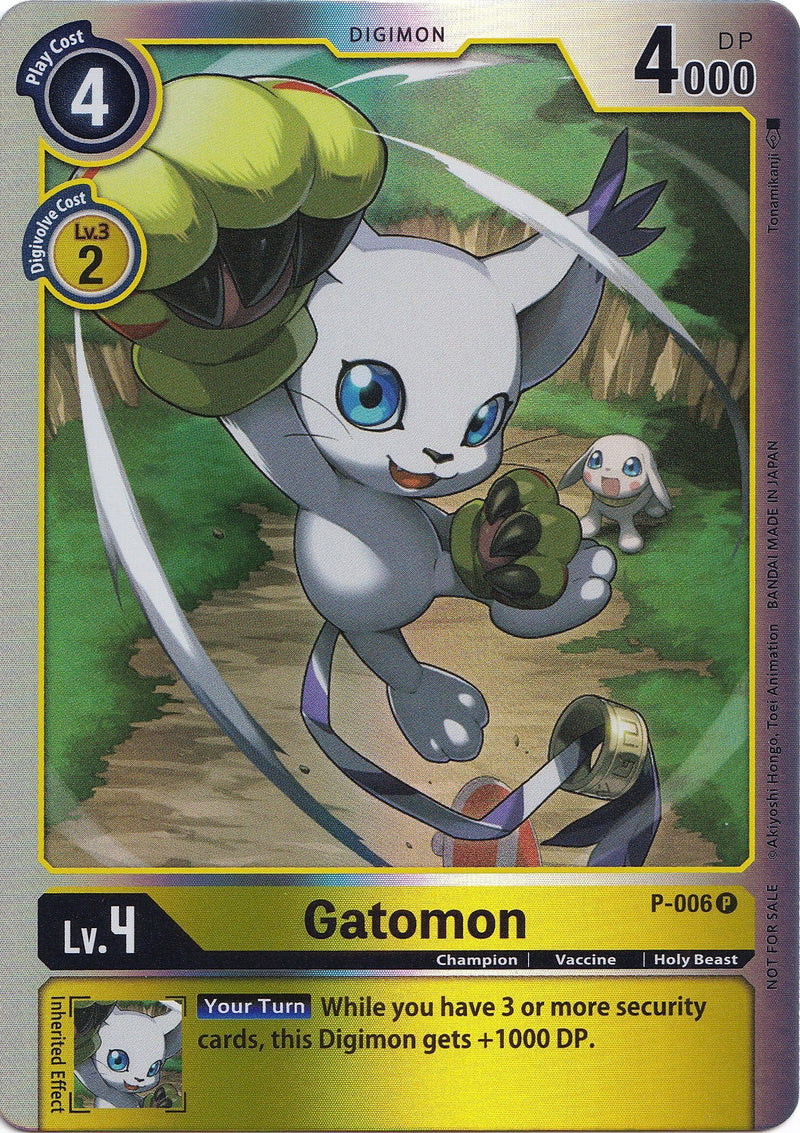Gatomon - P-006 (Rainbow Foil) (P-006 P) [Digimon Promotion Cards]