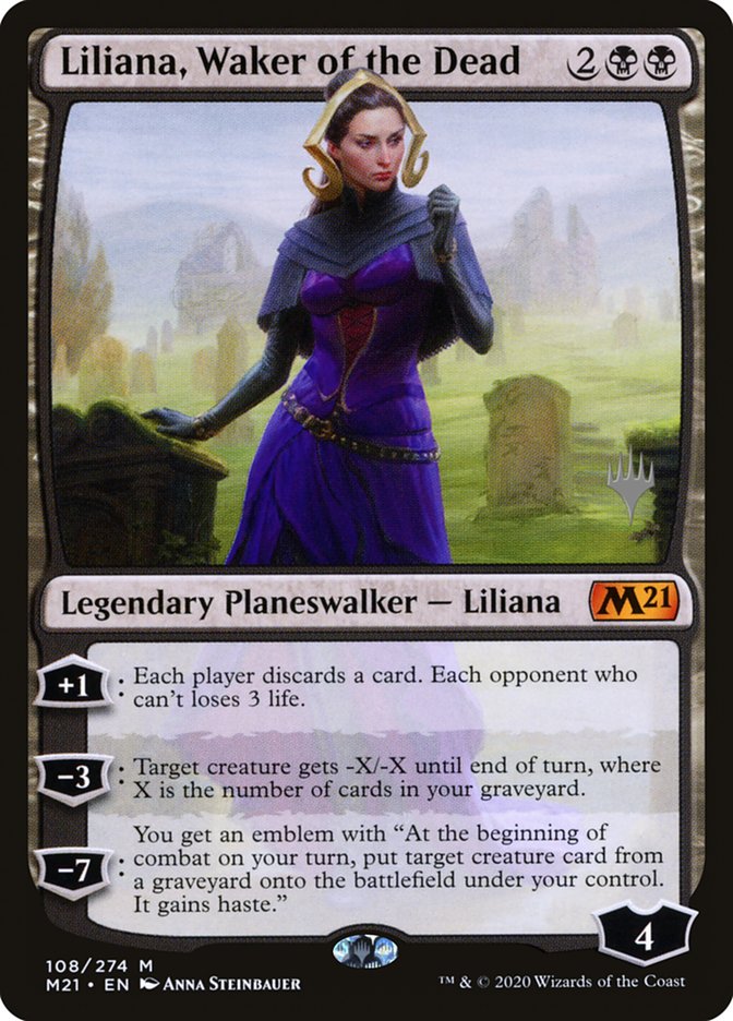 Liliana, Waker of the Dead (108) [Promo Pack: Core Set 2021]