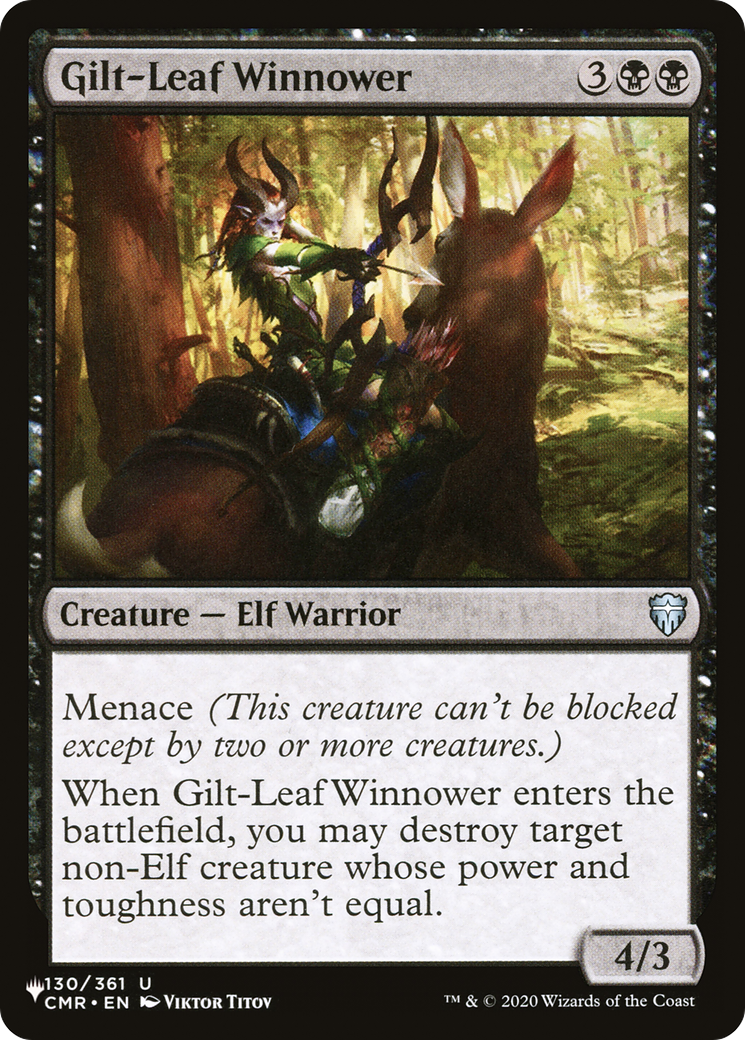 Gilt-Leaf Winnower (130/361) [The List Reprints]