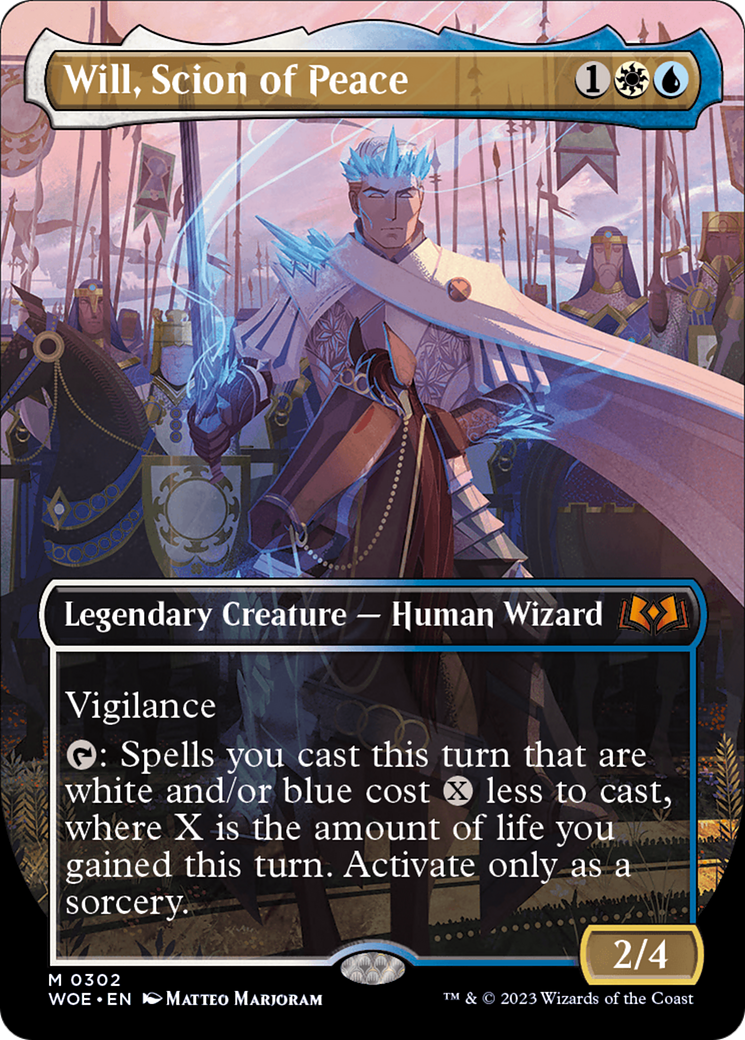 Will, Scion of Peace (Borderless) (302) [Wilds of Eldraine]