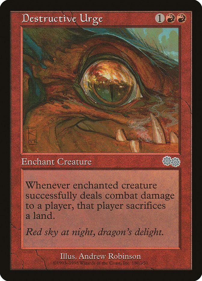 Destructive Urge (180) [Urza's Saga]