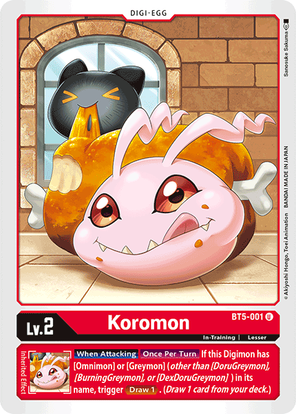 Koromon (BT5-001 U) [Battle of Omni]