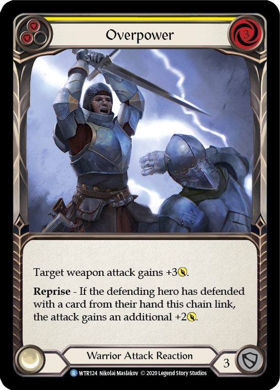 Overpower (Yellow) (WTR124) [Welcome to Rathe]