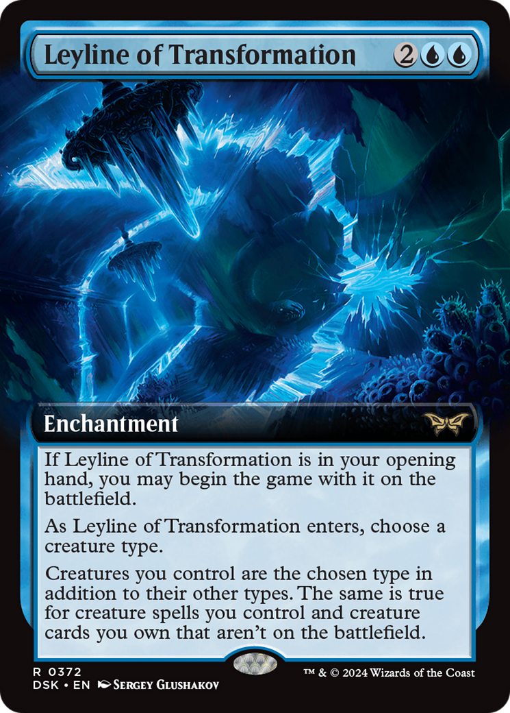 Leyline of Transformation (Extended Art) (372) [Duskmourn: House of Horror]
