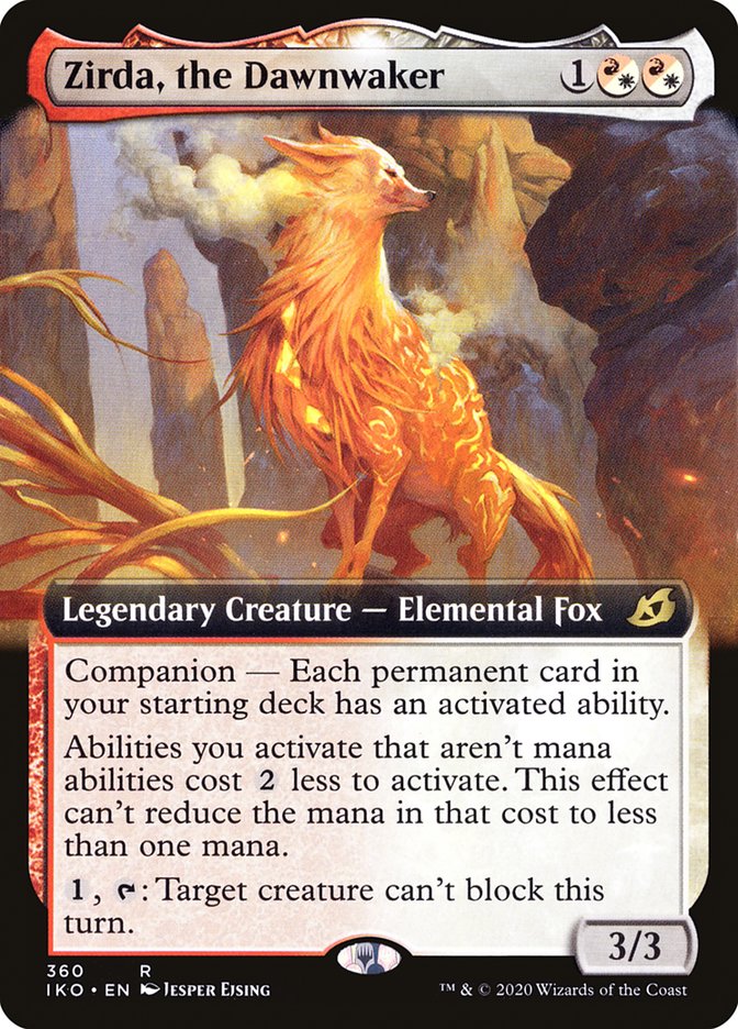 Zirda, the Dawnwaker (Extended Art) (360) [Ikoria: Lair of Behemoths]