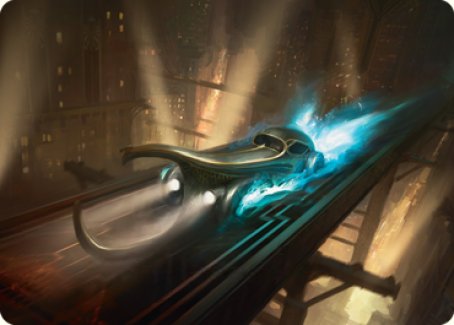 Run Out of Town Art Card (13) [Art Series: Streets of New Capenna]
