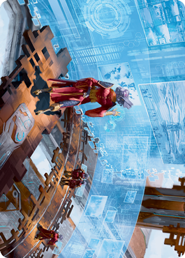 Universal Surveillance Art Card (27) [Art Series: Kamigawa: Neon Dynasty]