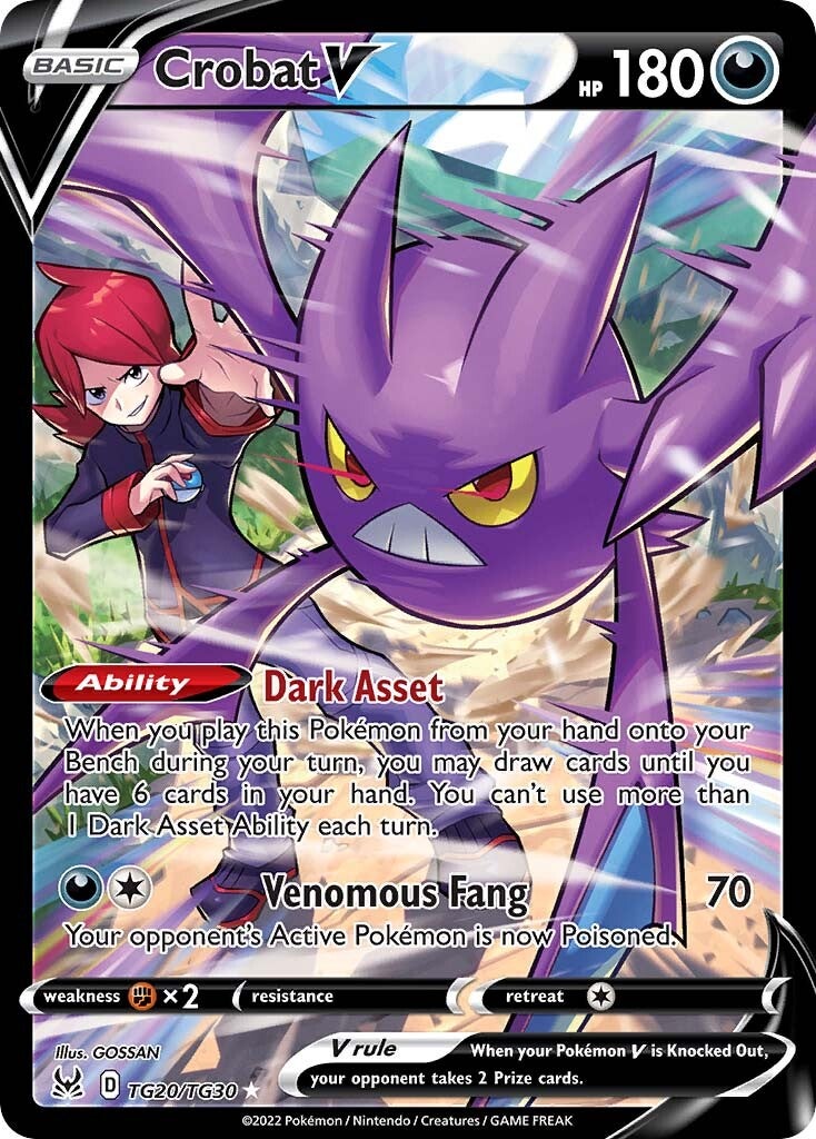 Crobat V (TG20/TG30) [SWSH11: Lost Origin Trainer Gallery]