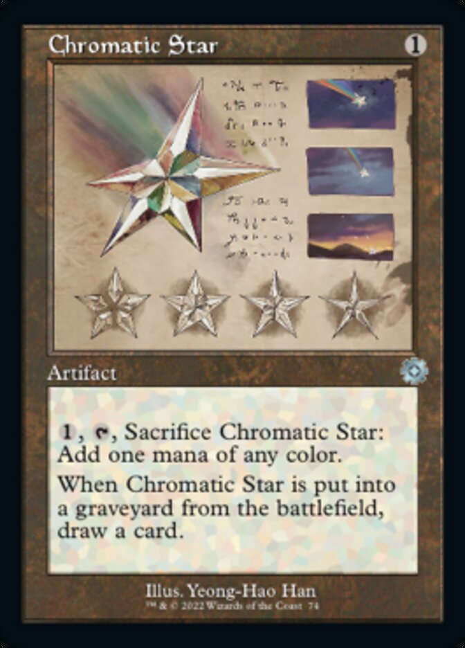 Chromatic Star (Schematic) (74) [The Brothers' War: Retro Frame Artifacts]