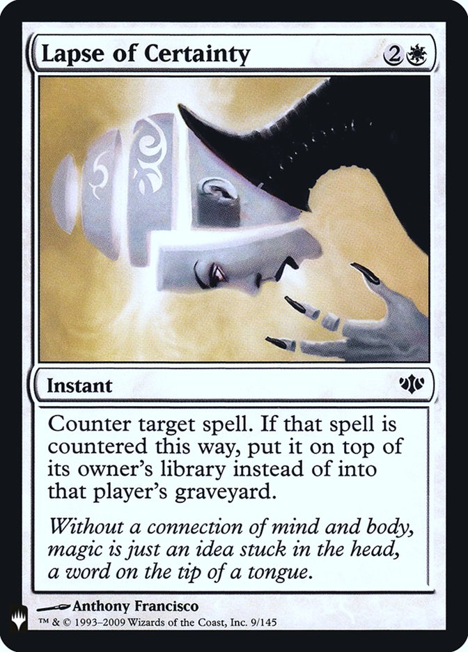 Lapse of Certainty (9) [The List Reprints]