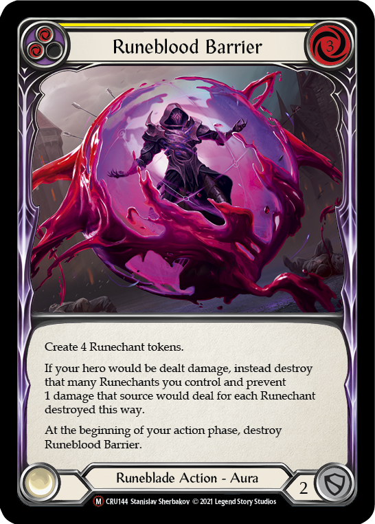 Runeblood Barrier (CRU144) [Crucible of War]