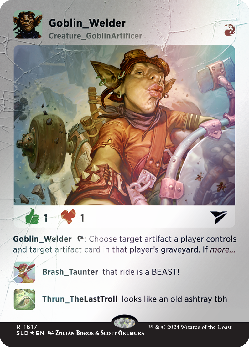 Goblin Welder (Rainbow Foil) (1617) [Secret Lair Drop Series]