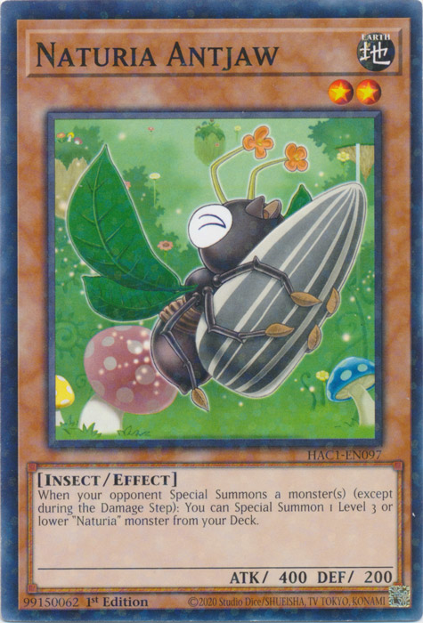 Naturia Antjaw (Duel Terminal) (HAC1-EN097) [Hidden Arsenal: Chapter 1]