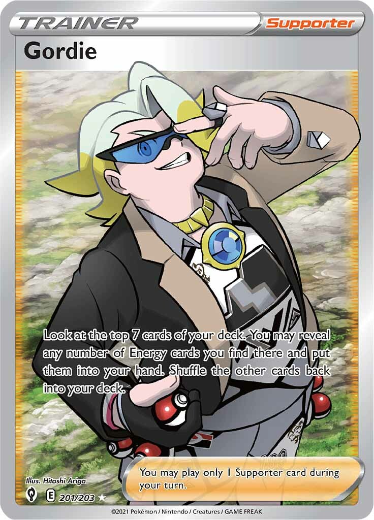 Gordie (Full Art) (201/203) [SWSH07: Evolving Skies]