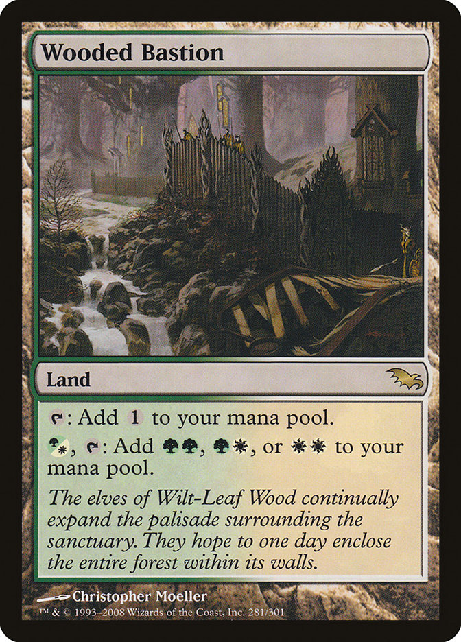 Wooded Bastion (281) [Shadowmoor]