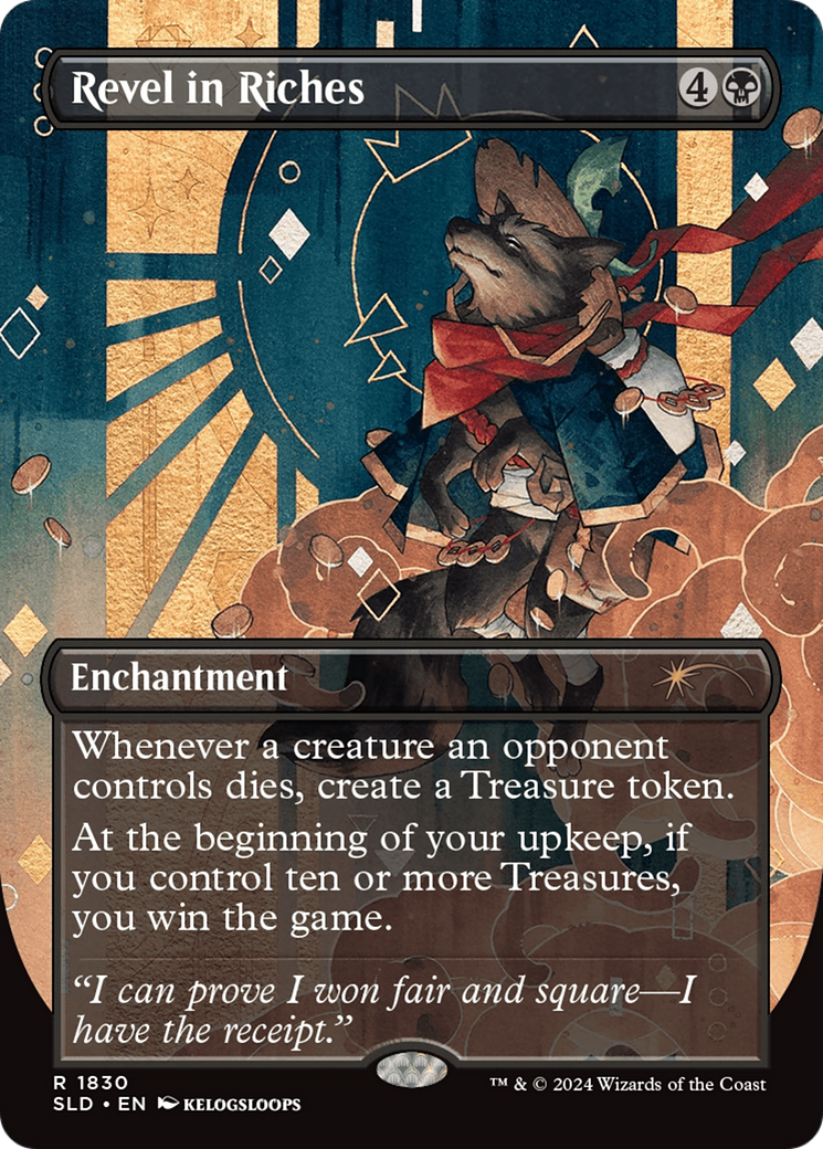 Revel in Riches (Rainbow Foil) (1830) [Secret Lair Drop Series]