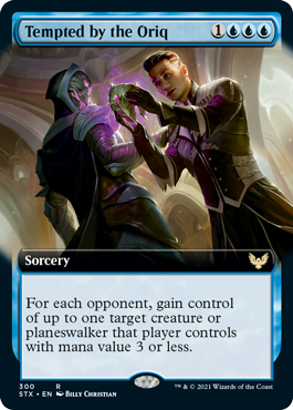 Tempted by the Oriq (Extended Art) (300) [Strixhaven: School of Mages]