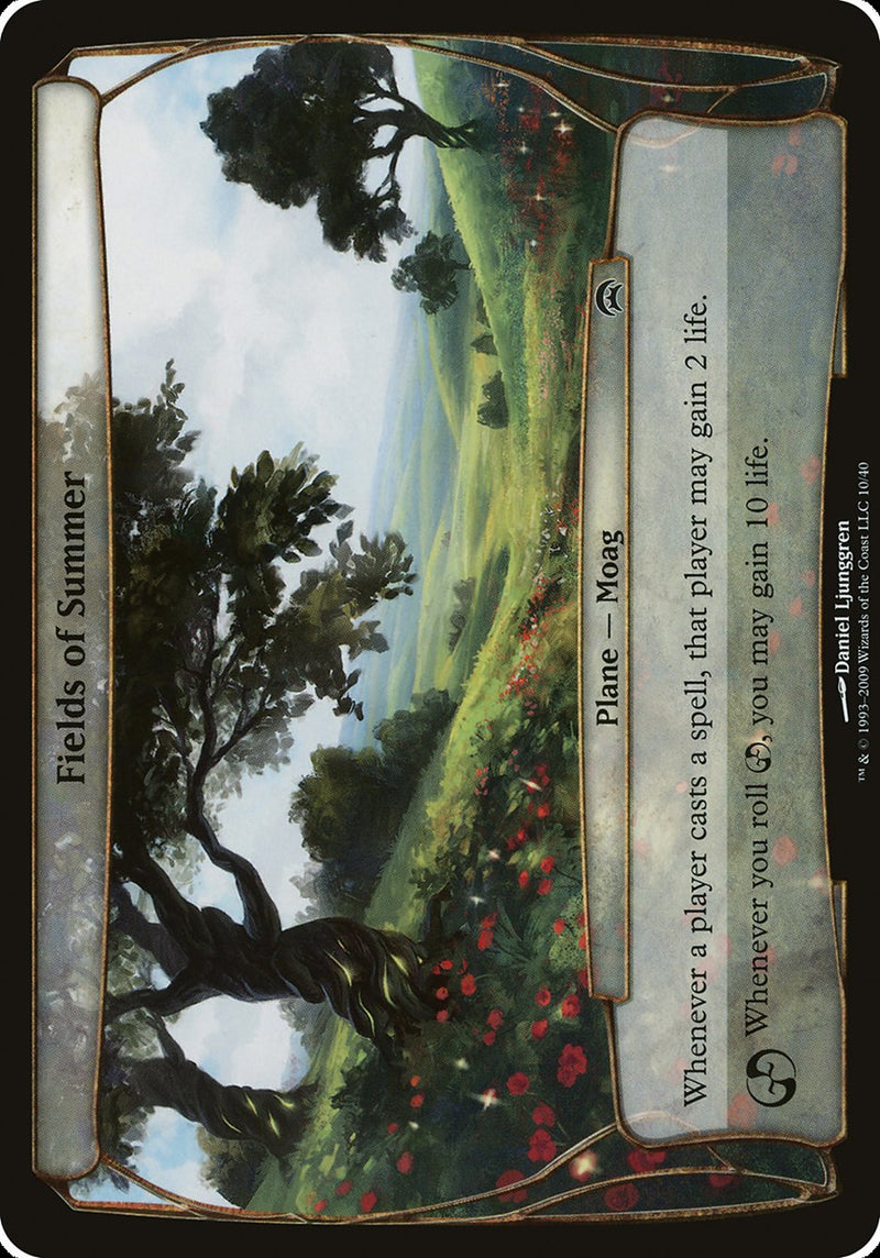 Fields of Summer (Planechase) [Oversize Cards]