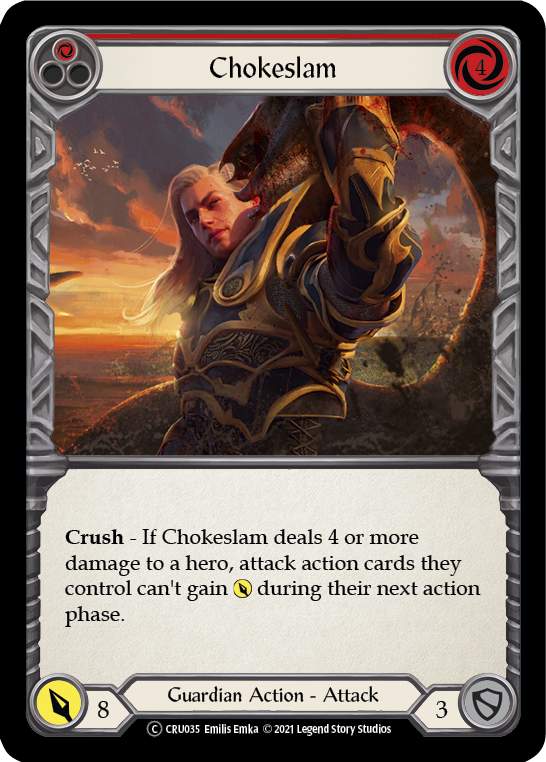 Chokeslam (Red) (CRU035) [Crucible of War]