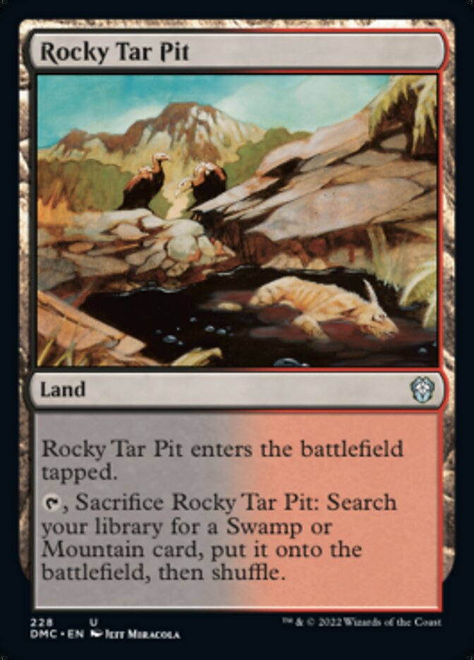 Rocky Tar Pit (228) [Commander: Dominaria United]