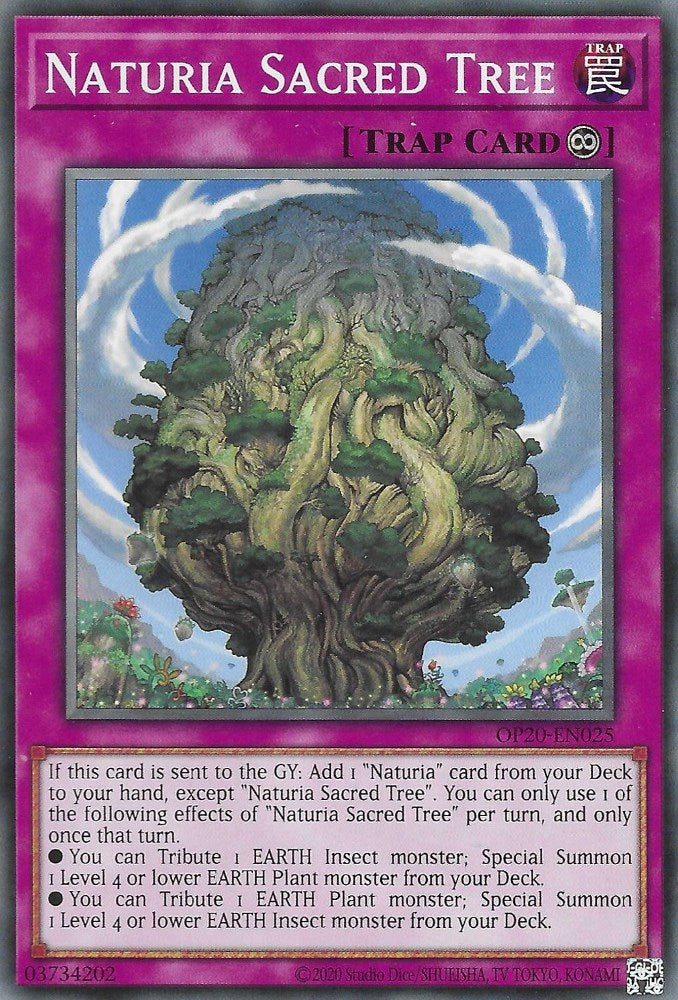 Naturia Sacred Tree (OP20-EN025) [OTS Tournament Pack 20]