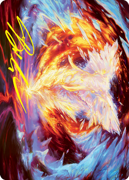 Magma Opus Art Card (Gold-Stamped Signature) (32) [Art Series: Strixhaven]