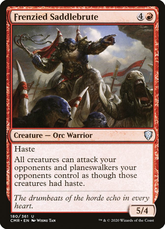 Frenzied Saddlebrute (180) [Commander Legends]