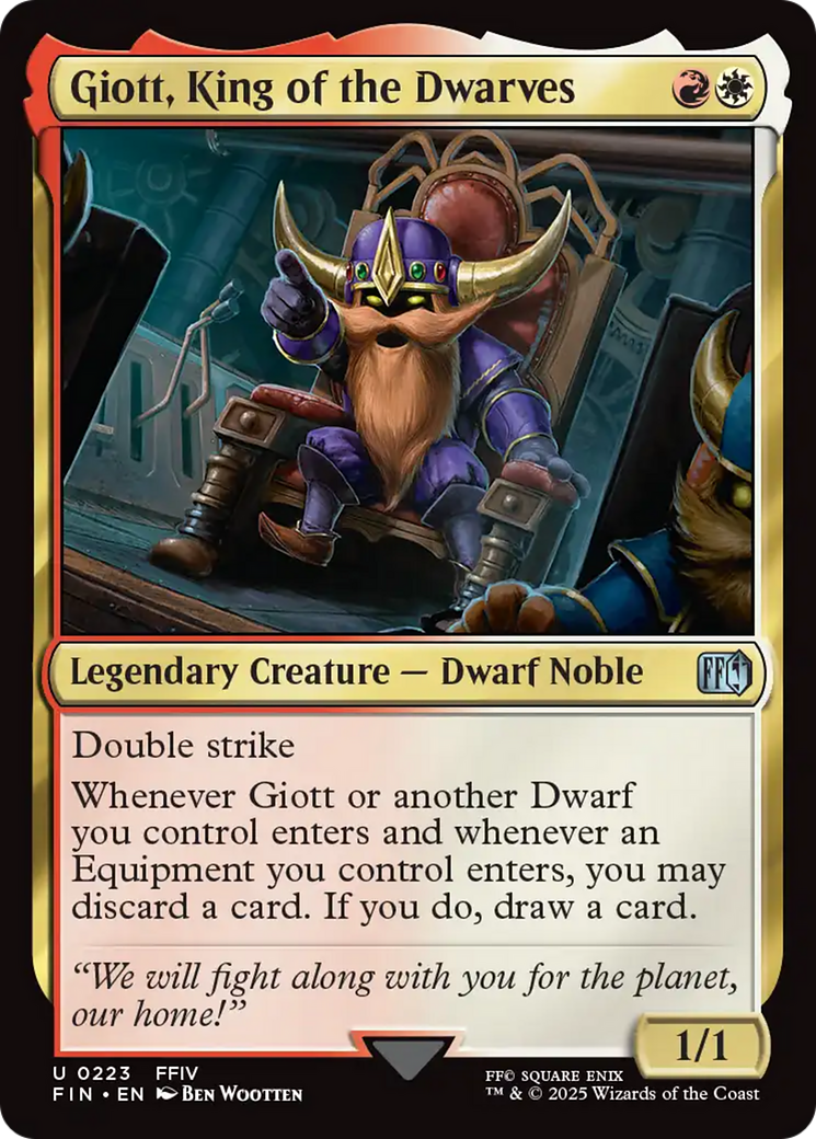Giott, King of the Dwarves (223) [FINAL FANTASY]