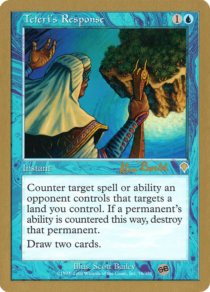 Teferi's Response - 2001 Alex Borteh (INV) (SB) [World Championship Decks]