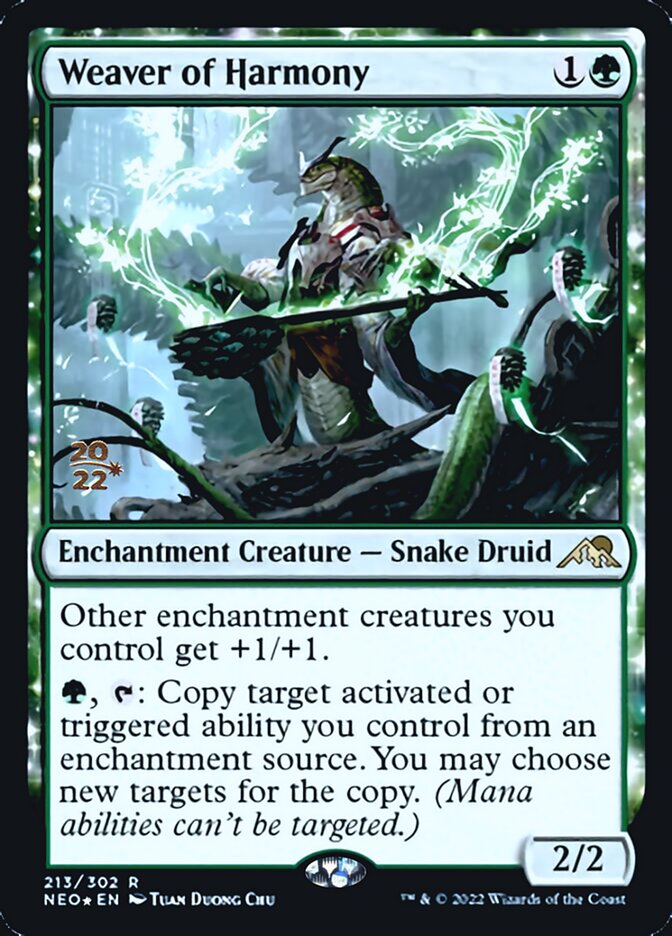 Weaver of Harmony (213) [Prerelease Cards]