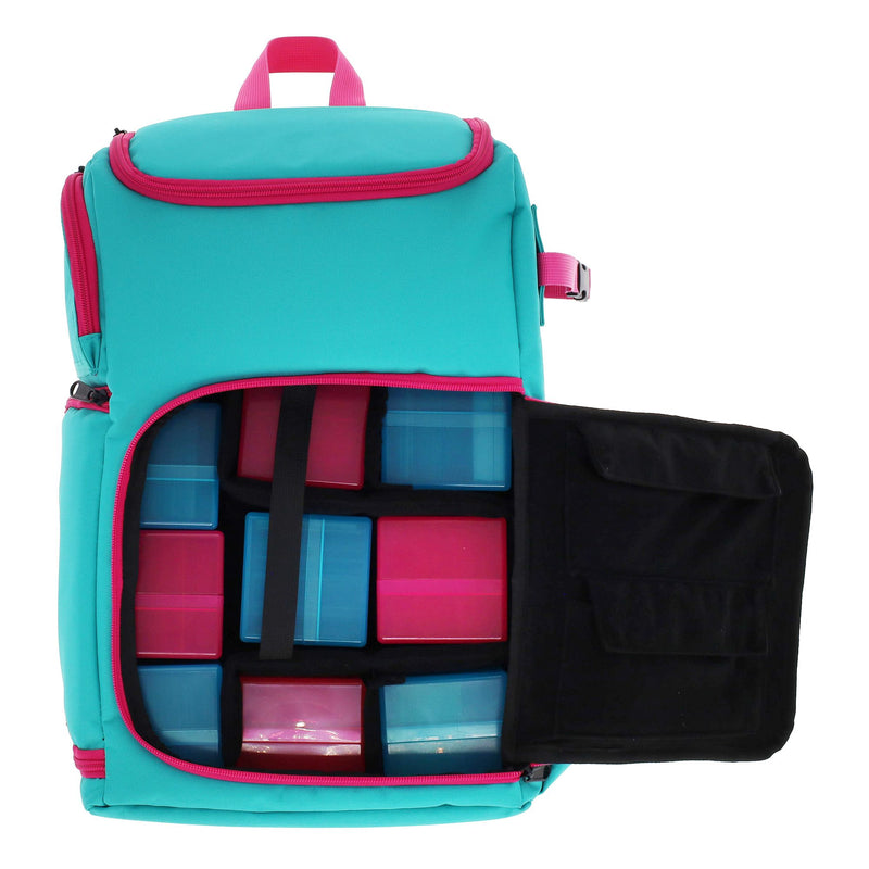 BCW -  TCG Backpack - Cyber Pink/Teal