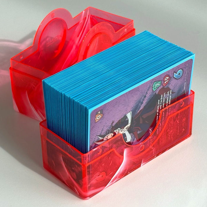 Prism Deck Case - 50 CT - Carnelian Red